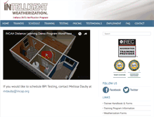 Tablet Screenshot of intelligentweatherization.org